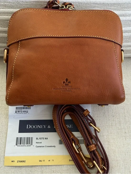 Dooney & Bourke Florentine Cameron Crossbody - Natural - Picture 4 of 12